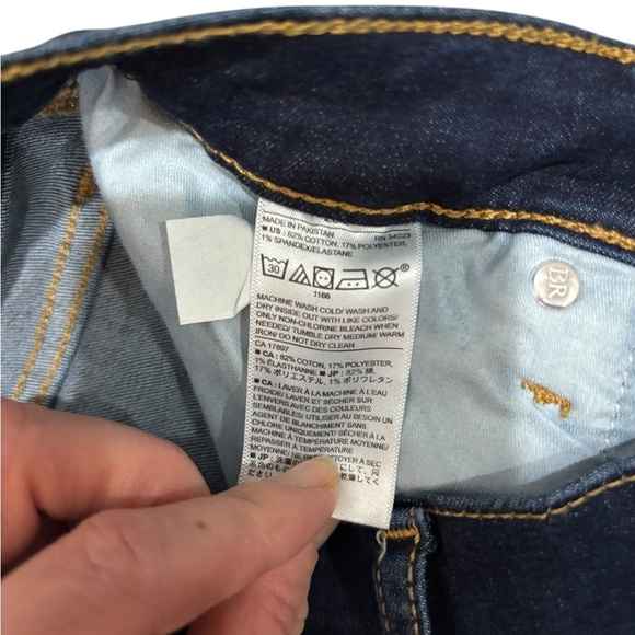 NEW! Banana Republic High Rise Skinny Dark Wash Size 26/2 - Picture 6 of 12